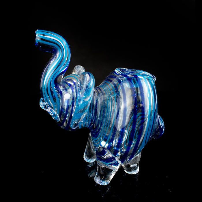 2.5" Small Elephant WigWag - Glass Hand Pipe