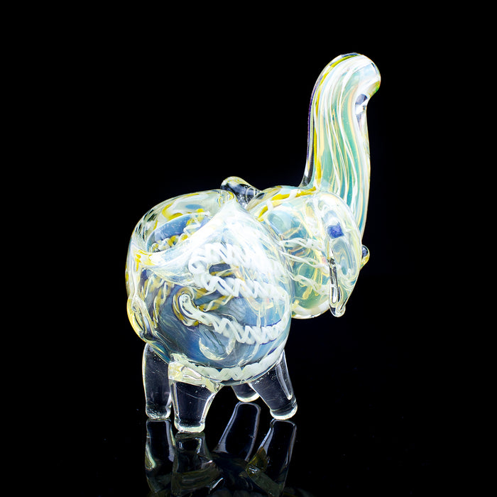 2.5" Small Elephant WigWag - Glass Hand Pipe