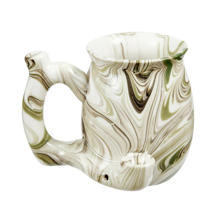 Marble Green -  Novelty Ceramic Pipe Mug