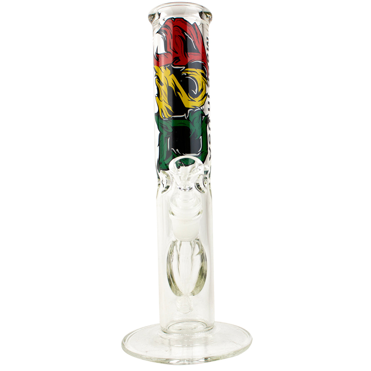10.5" Straight Tube Glass Water Pipe