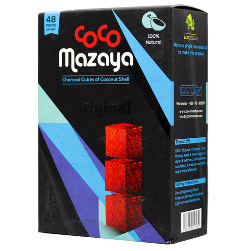 Coco Mazaya Hookah Charcoal 48 Pcs - Smoketokes