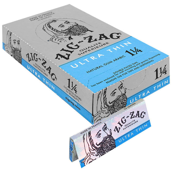 Zig-Zag Ultra Thin 1 1/4" Size Rolling Paper - Smoketokes