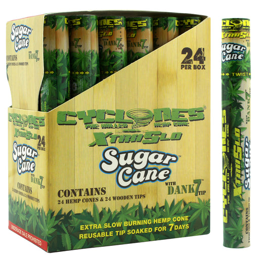 Cyclones Hemp Cone XtraSlo Sugar Cane Flavor - Smoketokes
