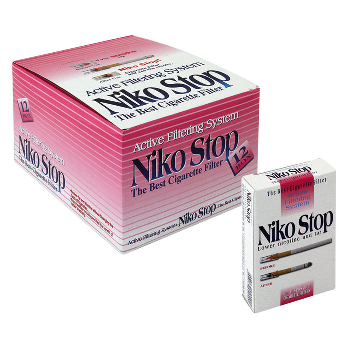 Niko Stop Filters 12 Pack - Smoketokes
