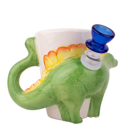 5" Dinosaur Mug Novelty Ceramic Pipe - #0619
