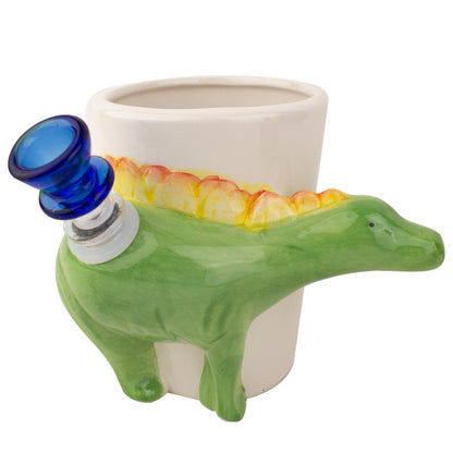 5" Dinosaur Mug Novelty Ceramic Pipe - #0619
