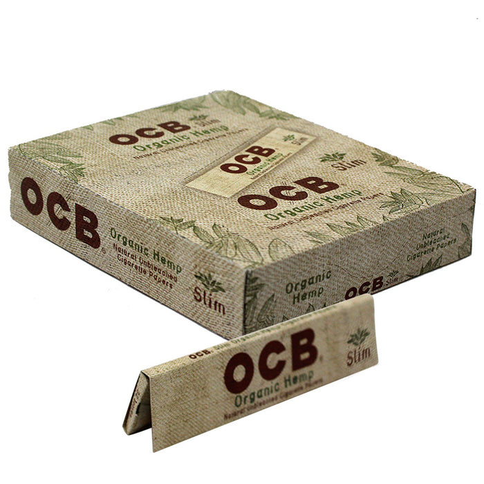 OCB Organic Hemp King Size Slim Rolling Paper - Smoketokes