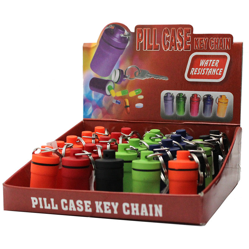 Plastic Keychain Pill Case Display - Smoketokes