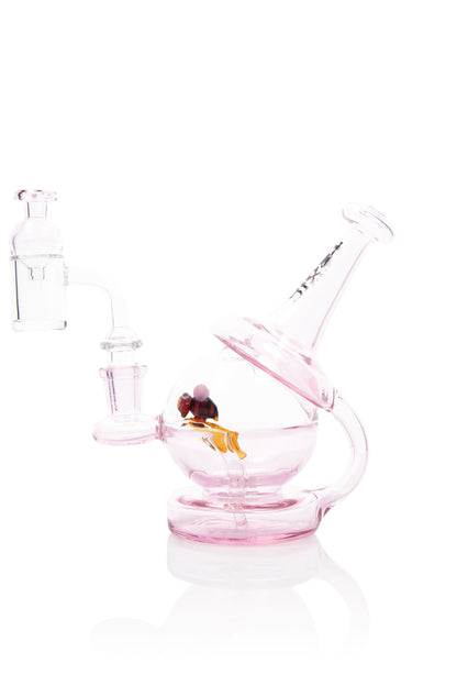 6" TX34 Toxic Bee Dome Complete Rig Kit Water Pipe by MK 100 Glass