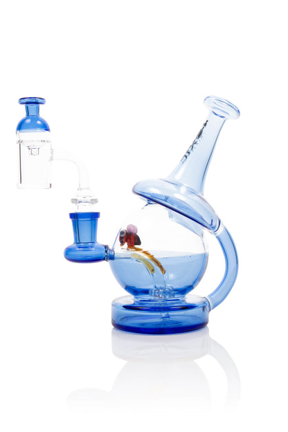 6" TX34 Toxic Bee Dome Complete Rig Kit Water Pipe by MK 100 Glass