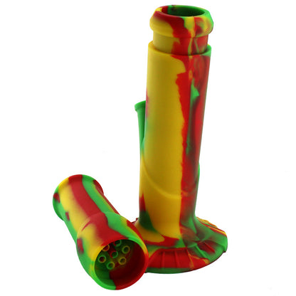 13" 2-Piece Silicone Water Pipe - Smoketokes