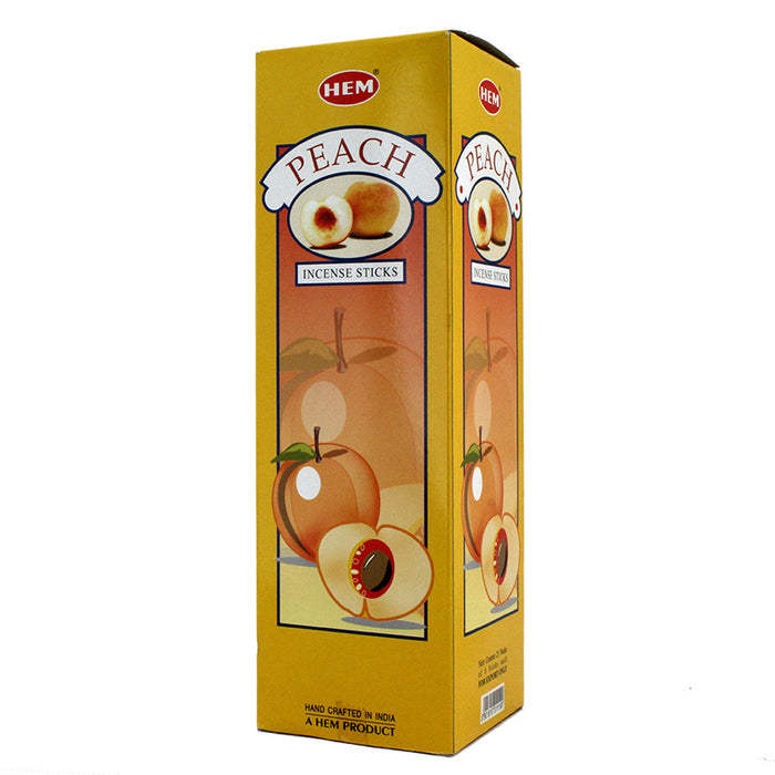 Hem Peach Incense Sticks 120 Box - Smoketokes