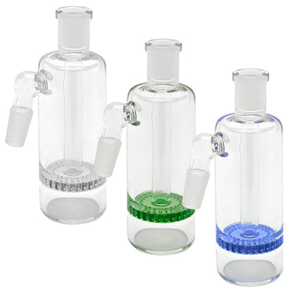 Honeycomb Showerhead Glass Ash Catcher - Smoketokes