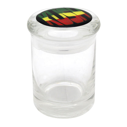 Small Assorted Sticker Glass Jar - Smoketokes