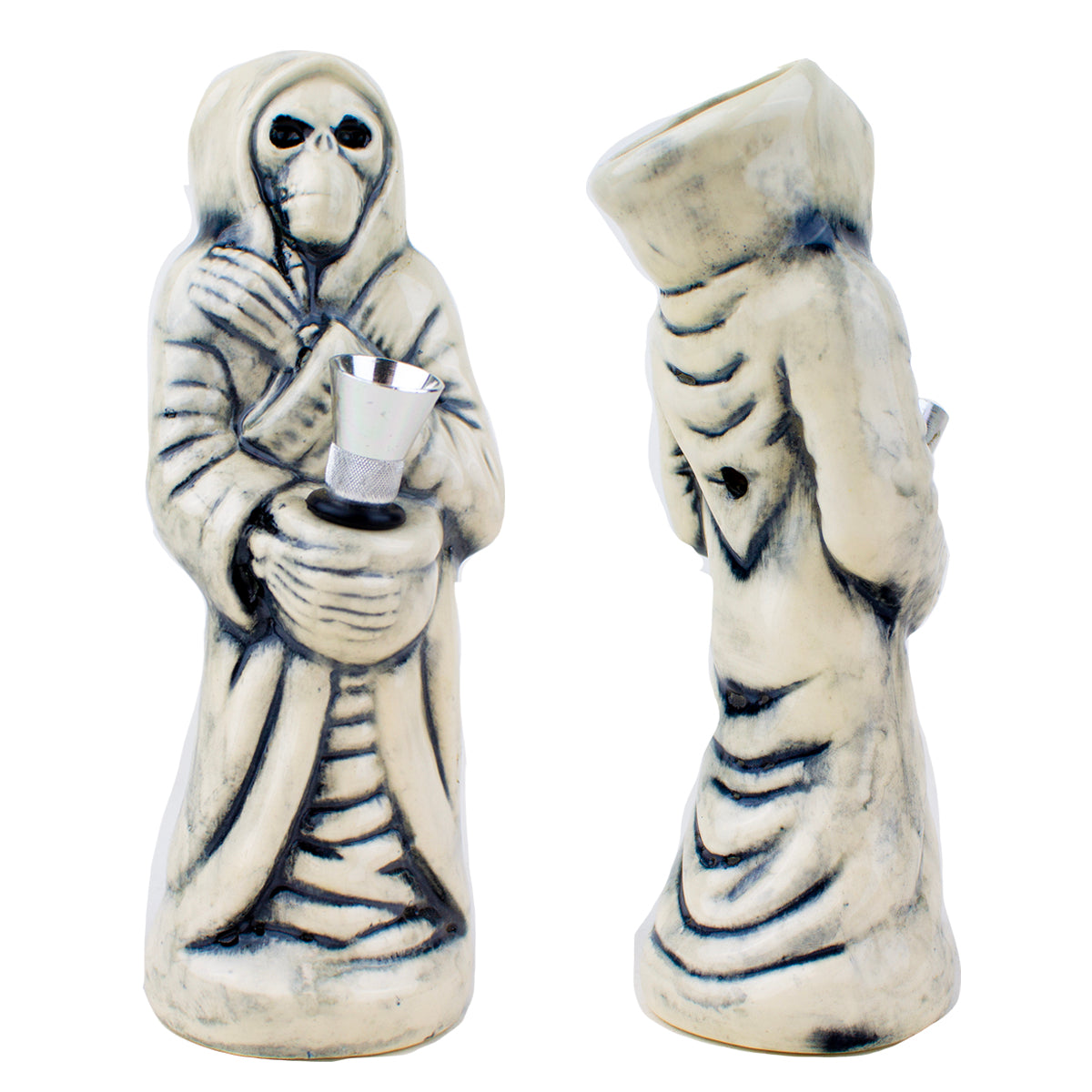 7" Death #3 Ceramic Water Pipe