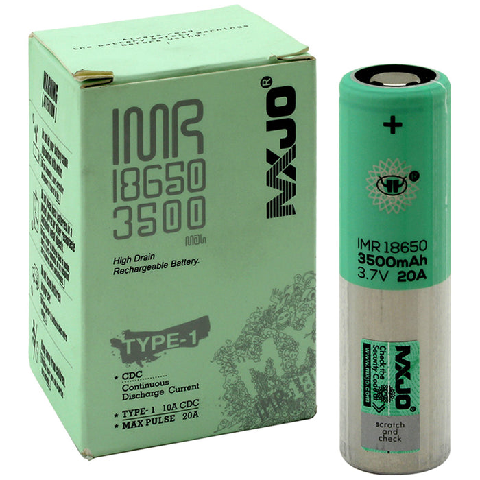 MXJO Type-1 3500mAh 18650 Battery 4-Pack - Smoketokes