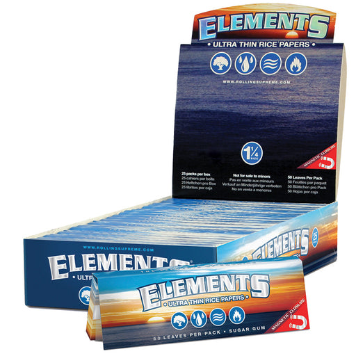 Elements Magnetic 1 1/4" Size Rolling Paper - Smoketokes