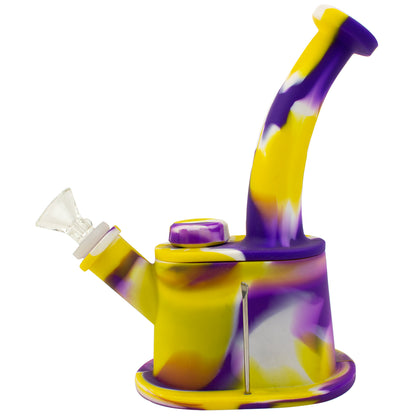8" Bent Neck Silicone Water Pipe