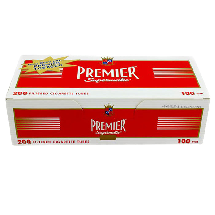 Premier 100mm Filtered Cigarette Tubes - Smoketokes