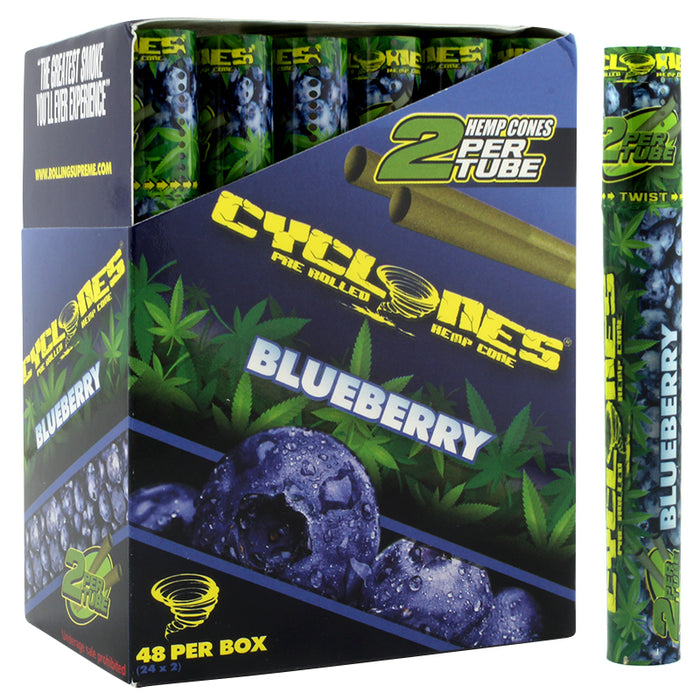 Cyclones Hemp Cone Blueberry Flavor - Smoketokes