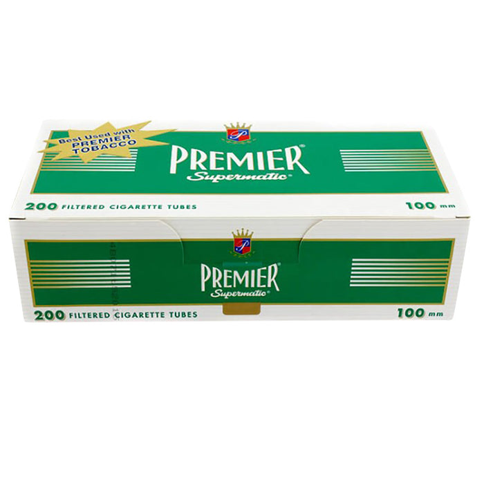 Premier 100mm Mentholated Filtered Cigarette Tubes - Smoketokes