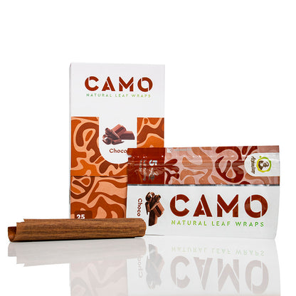 Afghan Hemp - Camo Natural Leaf Wraps (15 Flavors) 25packs/display