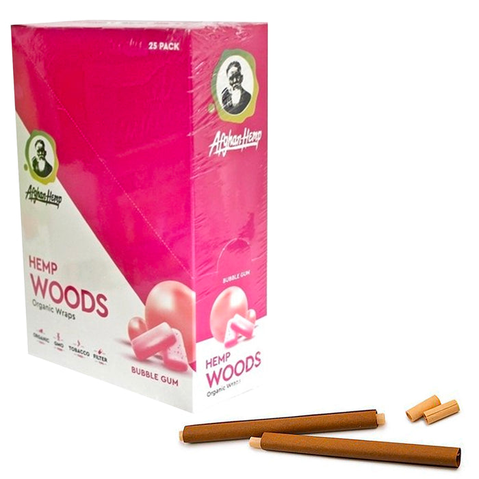 Afghan Hemp - Organic Hemp Wood Wraps - Bubble Gum
