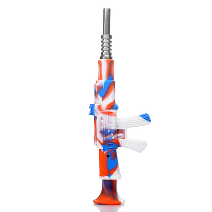Ak-47 14mm Silicone Nectar Collector (Assorted Colors)