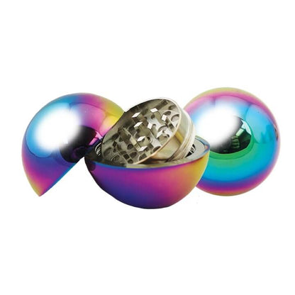 50mm Ball Rainbow Anodized Metal Grinder