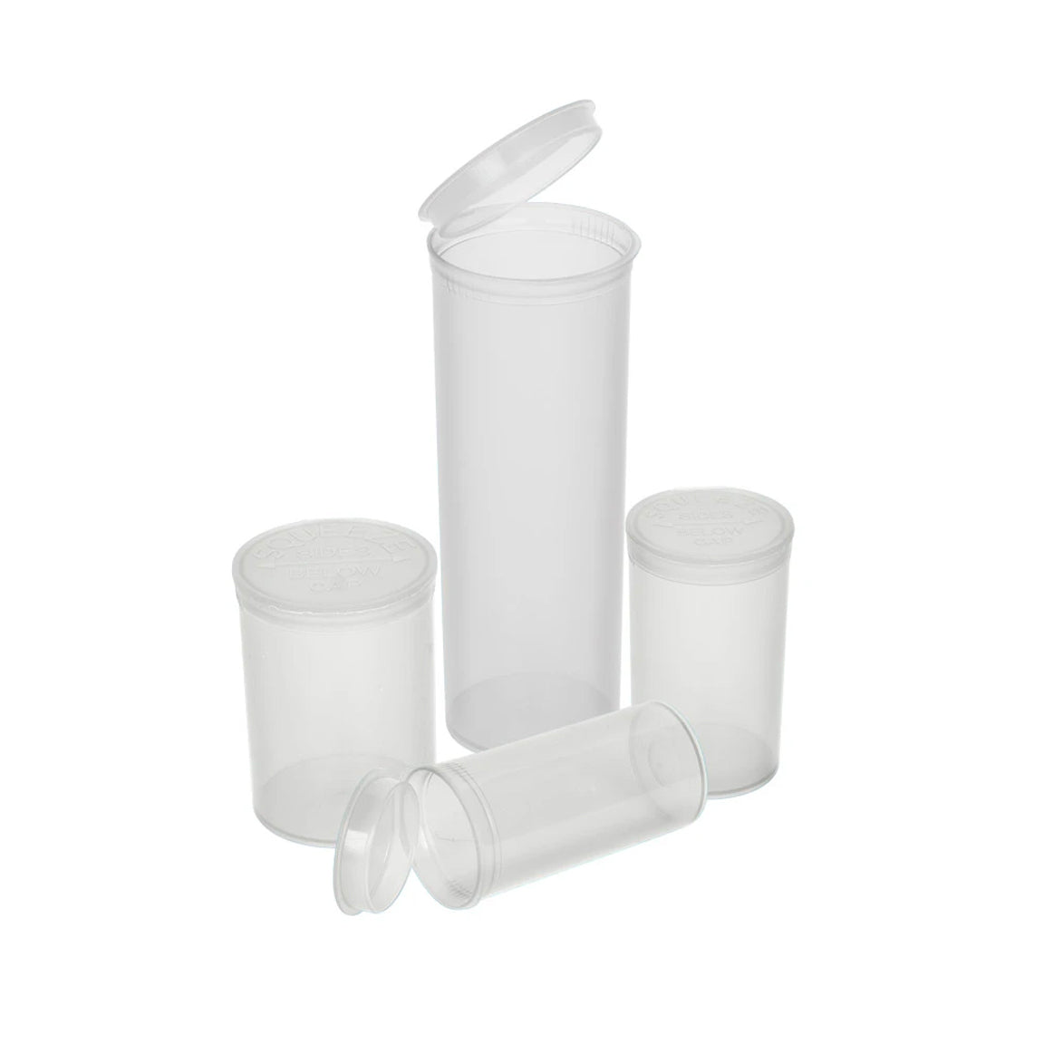 Mylar Plastic Bag 1/8oz - 3.4"x5" Black