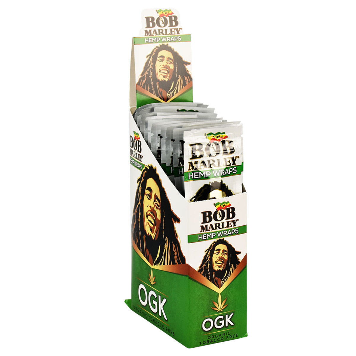 Bob Marley Organic Hemp Wraps 25-Pack at wholesale
