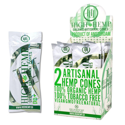 Bulk High Hemp Organic Artisanal Hemp Wrap Cones