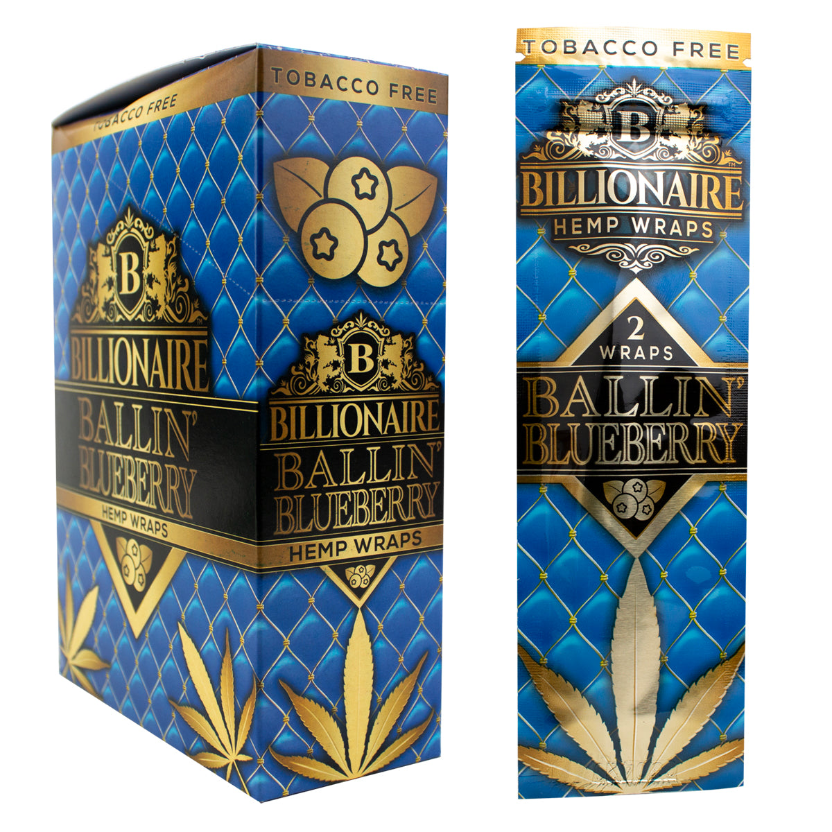 Buy BILLIONAIRE HEMP WRAPS - 2CT/25PK