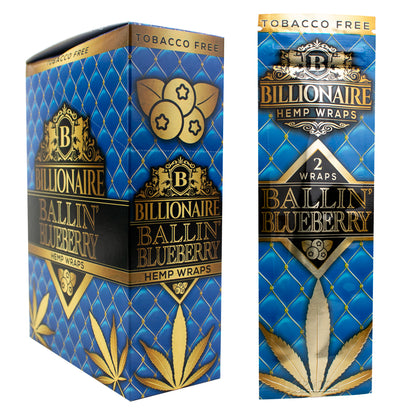 Buy BILLIONAIRE HEMP WRAPS - 2CT/25PK