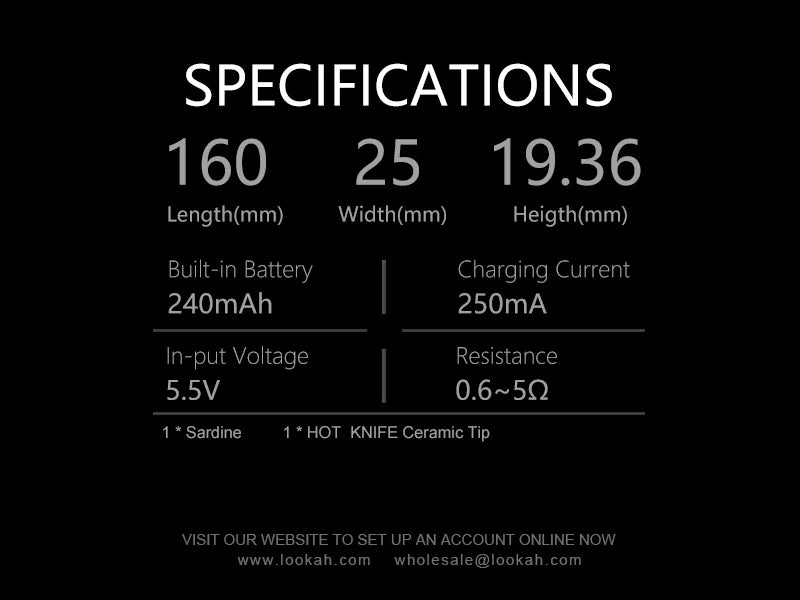 "Lookah Hot Knife Dab Tool Wholesale

"