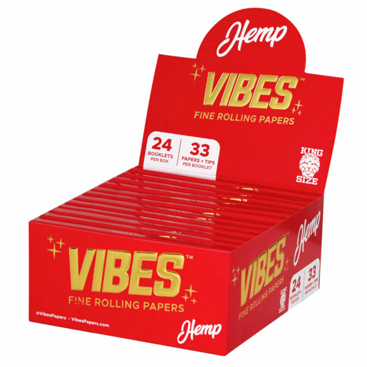 Vibes Hemp King Size Rolling Paper