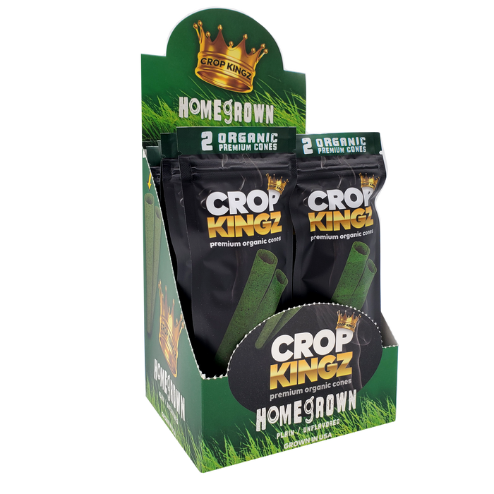 Crop Kingz Organic 2 Cones (15Packs/ Display) (all flavors)