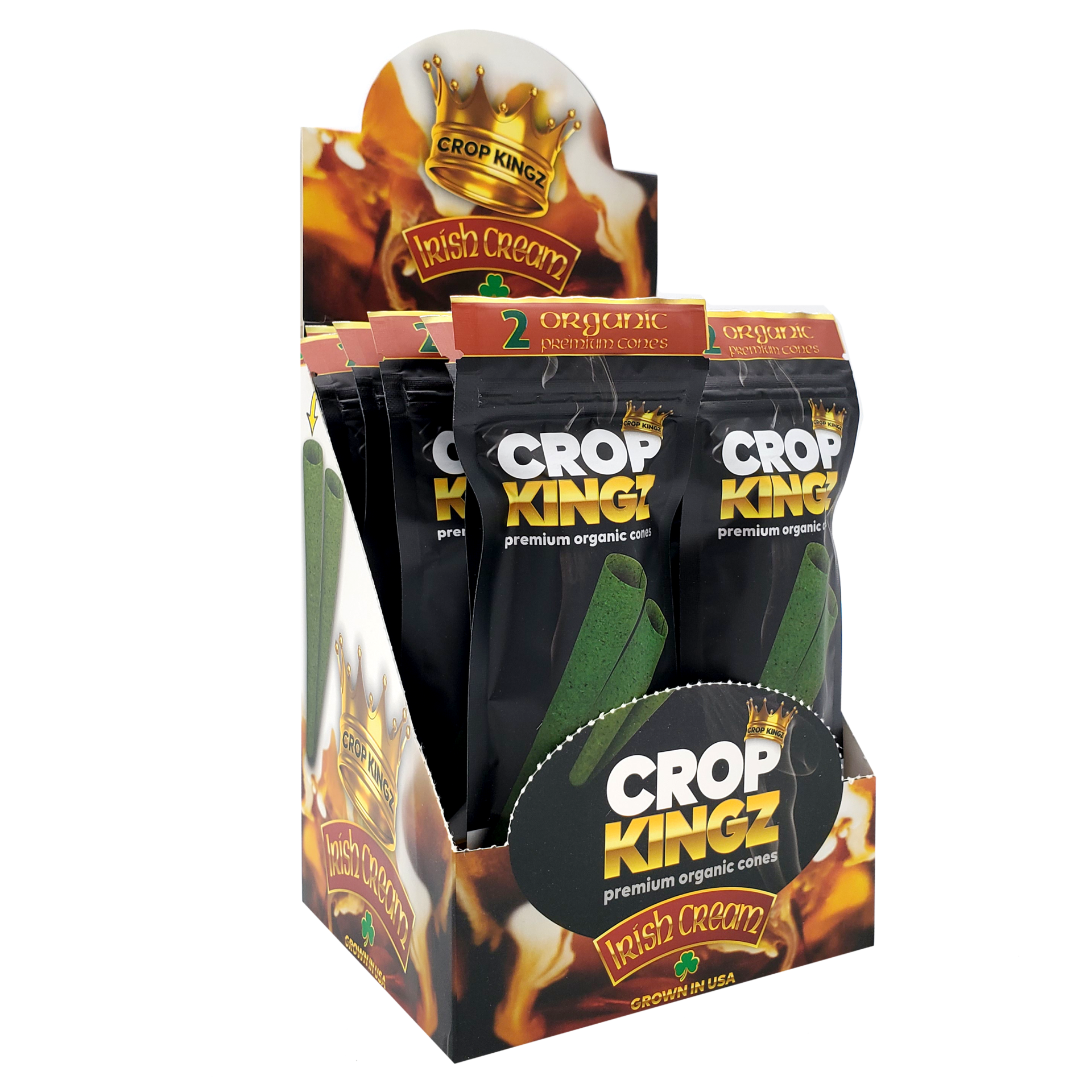 Crop Kingz Organic 2 Cones (15Packs/ Display) (all flavors)