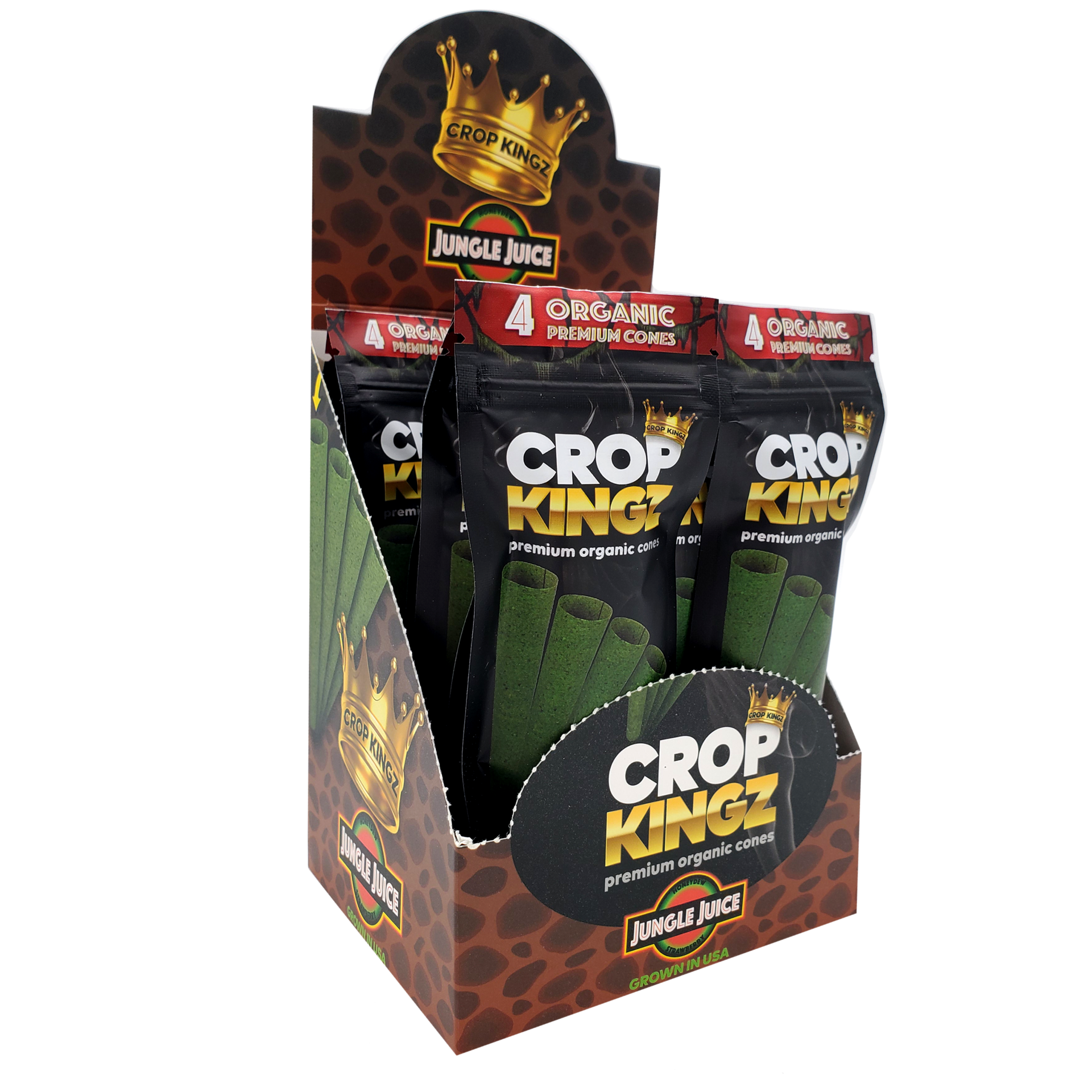 Crop Kingz Organic 2 Cones (15Packs/ Display) (all flavors)