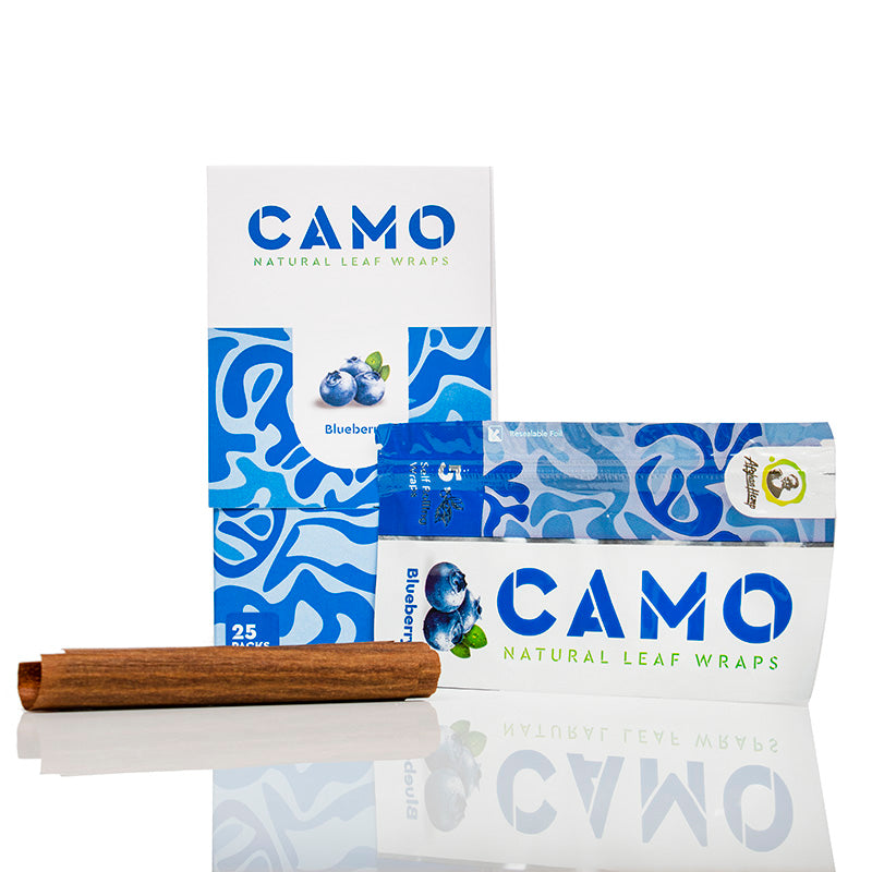 Camo Natural Leaf Wraps Bulk