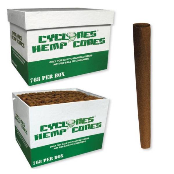 Cyclones Hemp Cones 1 1/4" Bulk Box