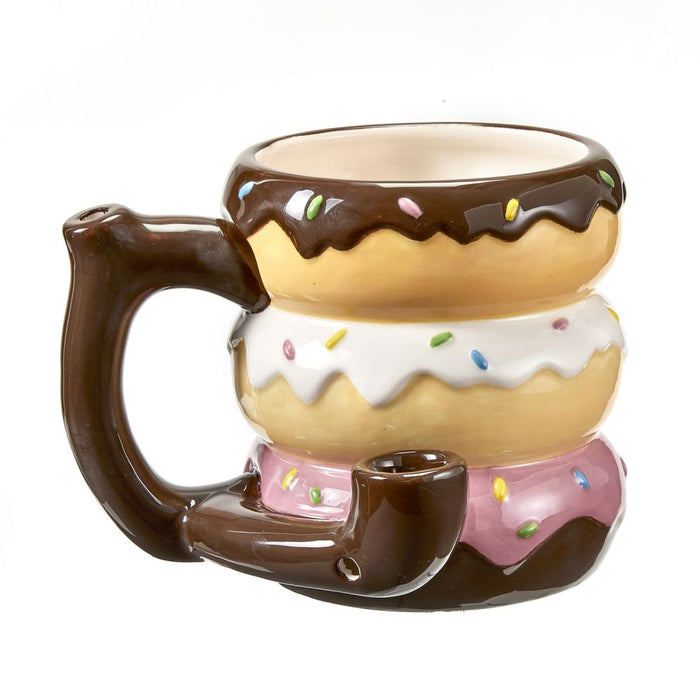 4.5" Donuts Mug Novelty Ceramic Pipe