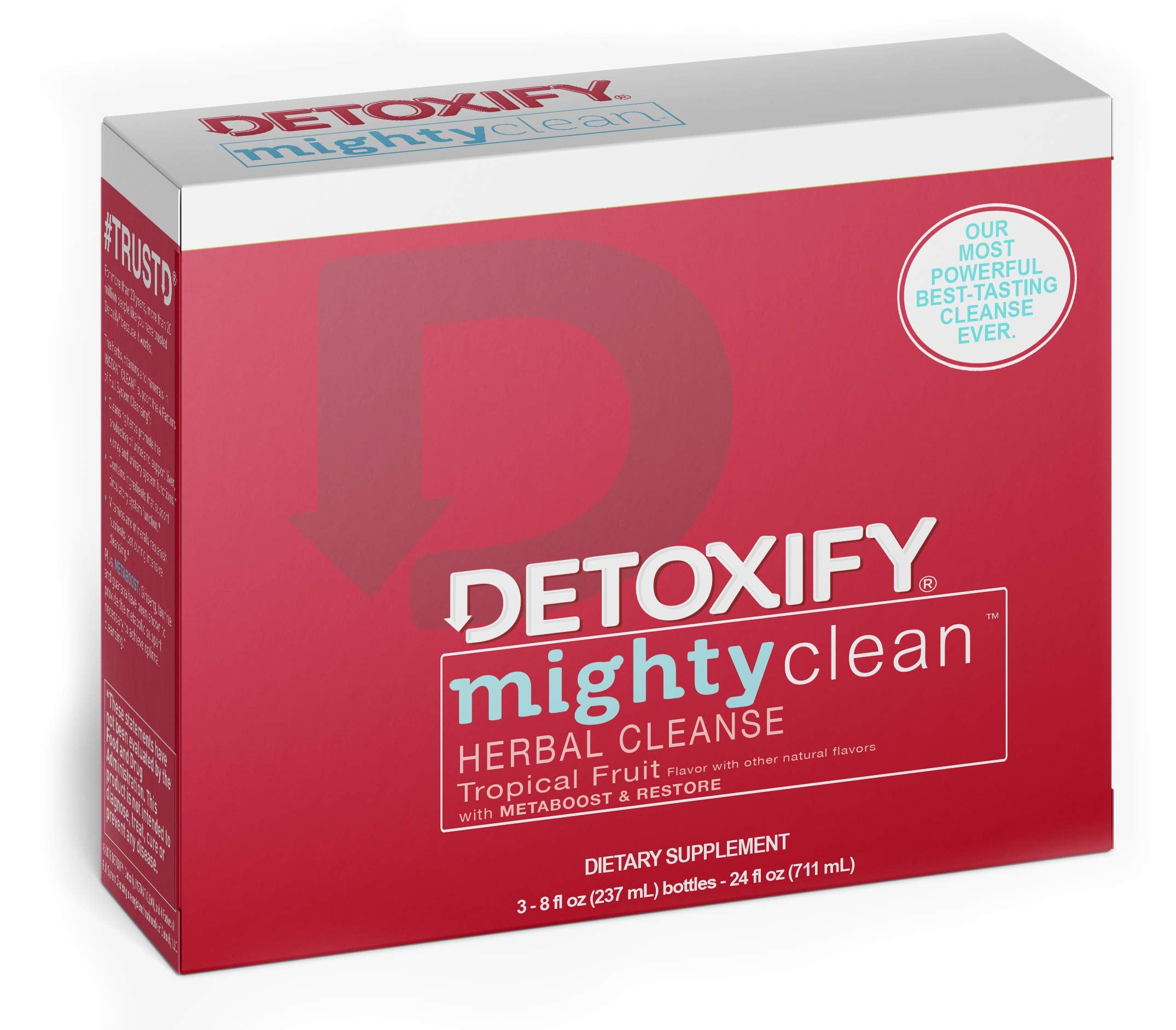 Detoxify Mighty Clean Herbal Cleanse 3x8oz |24oz| 6/Case