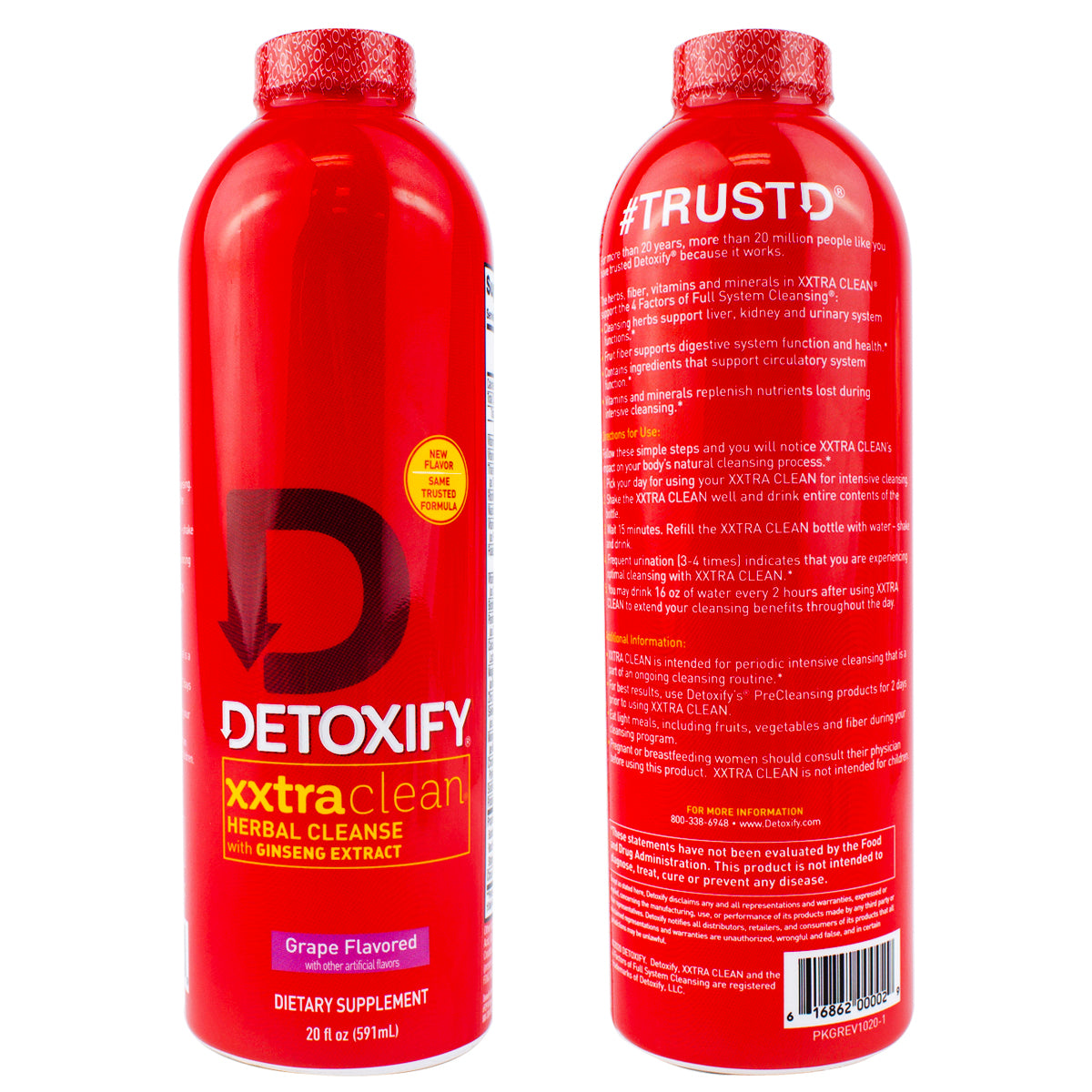 Detoxify XXTRA Clean 20oz 6/Case