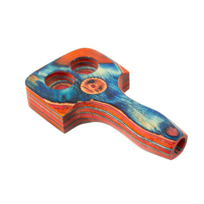Double Bowl Wooden Hand Pipe