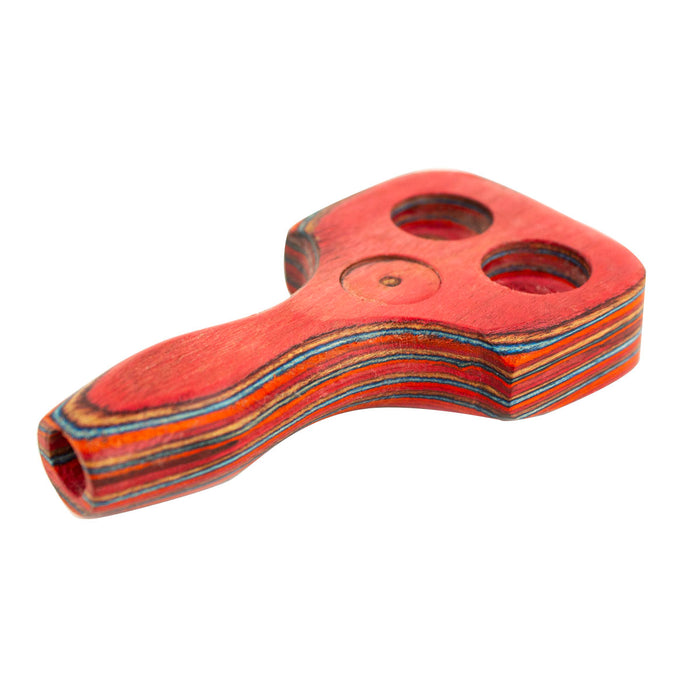 Double Bowl Wooden Hand Pipe