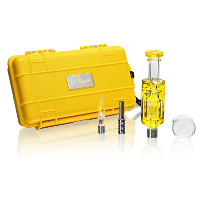 Dr. Hemp - Large 8 Arm Diffuser - Glycerin Filled Freezable Glass - Nectar Collectors