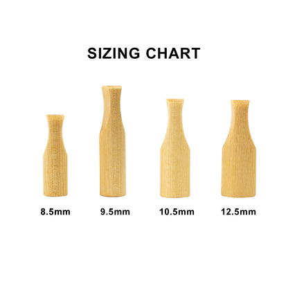 ENDO Wood Tips - 120 Count Per Jar - Various Sizes