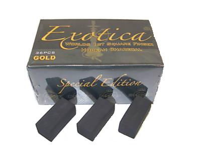 Exotica Square Finger Hookah Charcoal 36pcs
