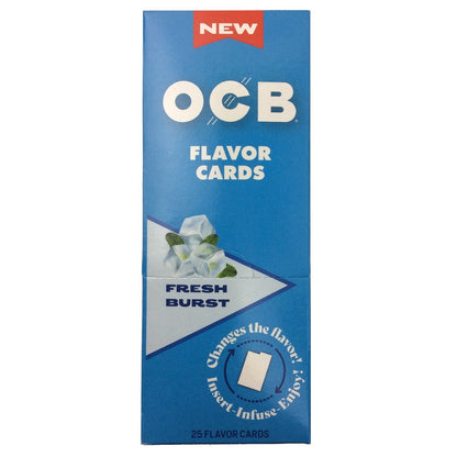 OCB FLAVOR CARDS 25pk-6pk/display